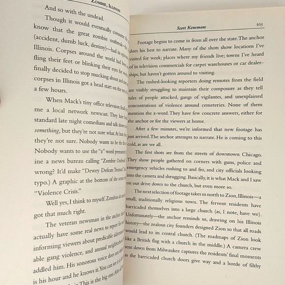 Signed Copy of Zombie, Illinois Signed by Author Scott Kenemore - Picture 8 of 12